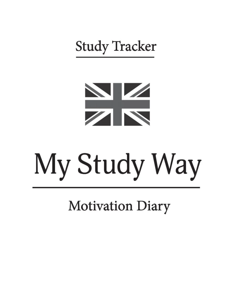 My Study Way: Motivation Diary - Motivation Diary (Design 1)